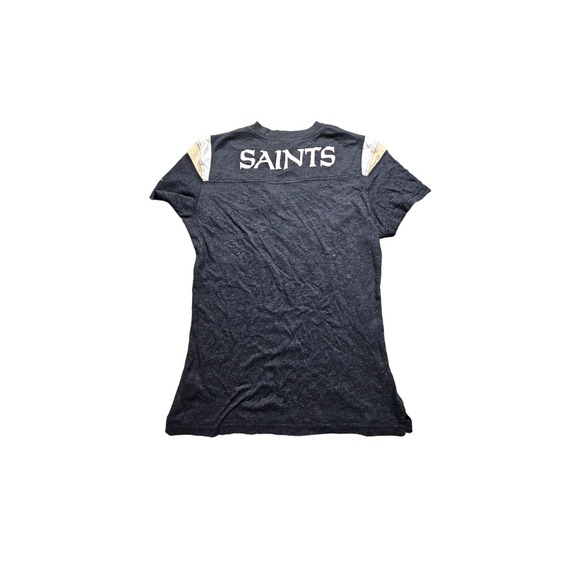women's medium nike new orlean saints vneck nfl shirt - Picture 3 of 3